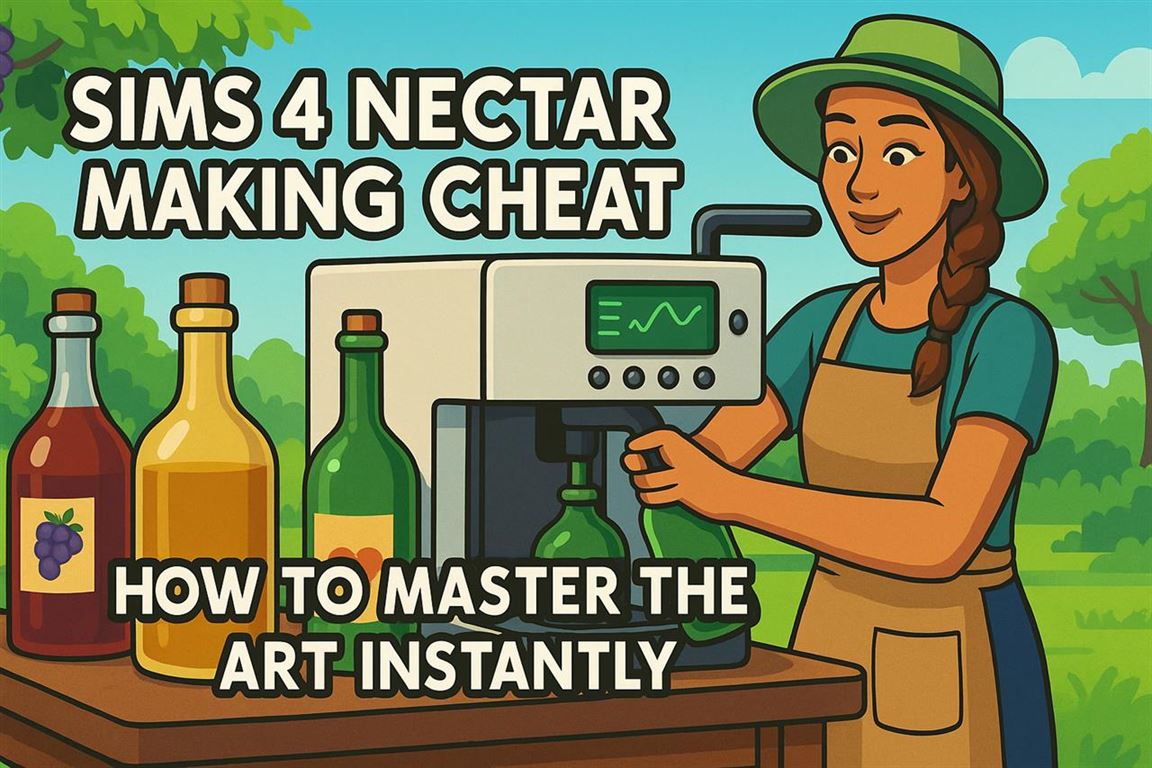 Sims 4 nectar making cheat - how to master the art instantly