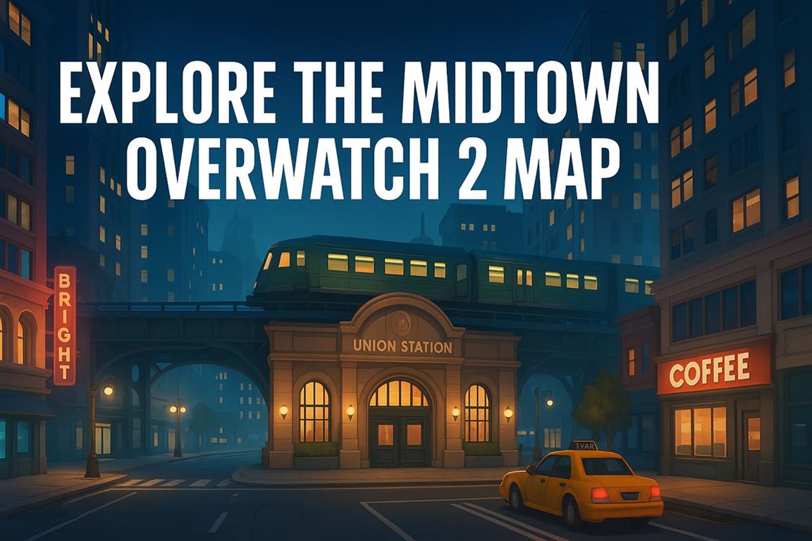 Explore the midtown overwatch 2 map